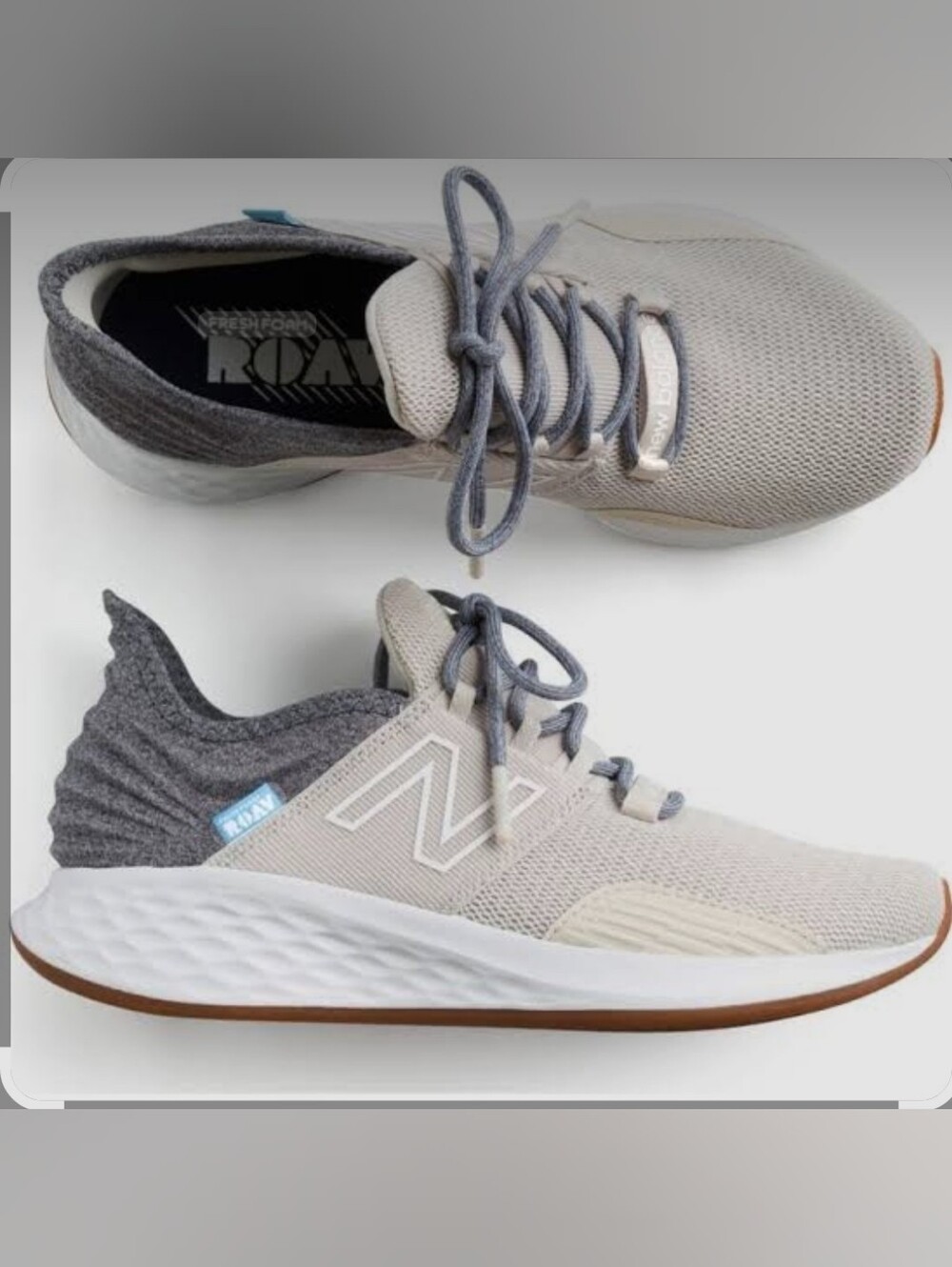 New Balance Fresh Foam Roav 'Tee Shirt - Arrowroot'  - Beige / Gray